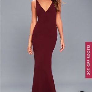 Melora Burgundy Sleeveless Maxi Dress
Lulus